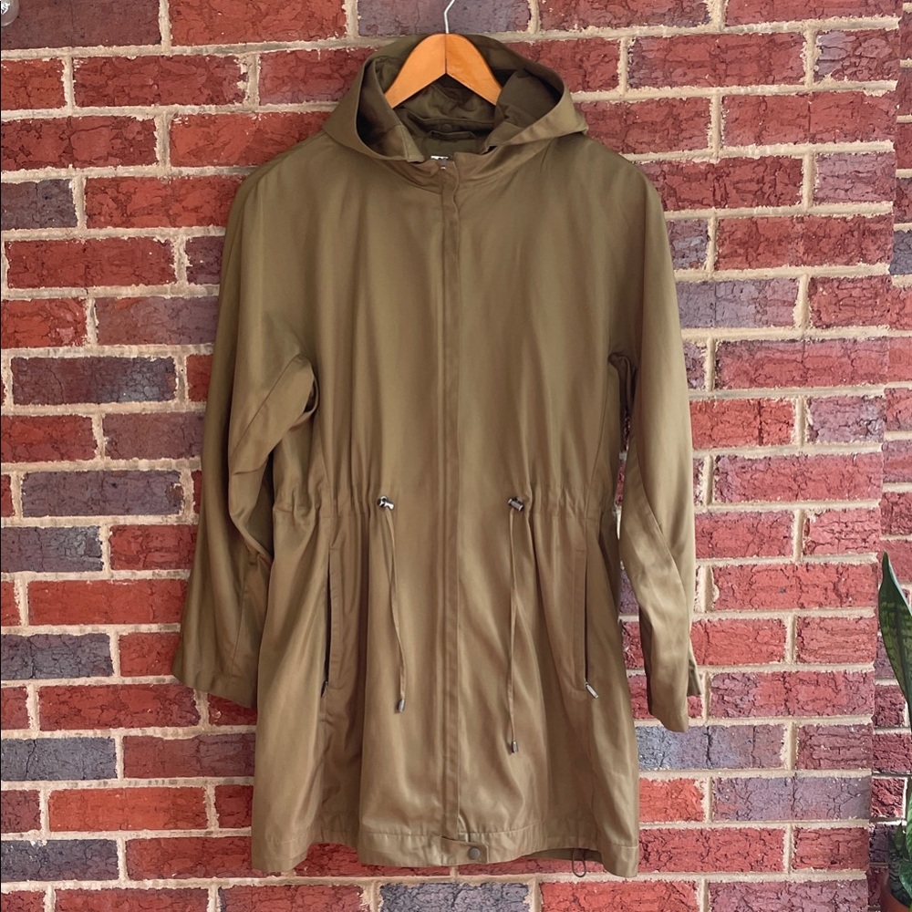 J. Jill Brown Hooded Parka Jacket